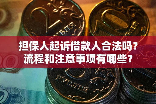 济南担保人起诉借款人合法吗？流程和注意事项有哪些？