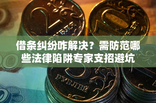 济南借条纠纷咋解决？需防范哪些法律陷阱专家支招避坑
