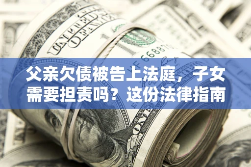 济南父亲欠债被告上法庭，子女需要担责吗？这份法律指南必须看完