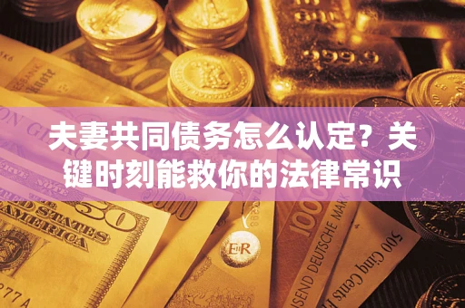 济南夫妻共同债务怎么认定？关键时刻能救你的法律常识