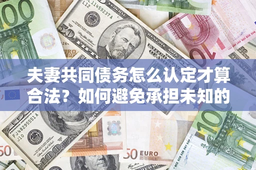 济南夫妻共同债务怎么认定才算合法？如何避免承担未知的债务风险？